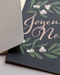 Kerstkaart Joyeux Noël