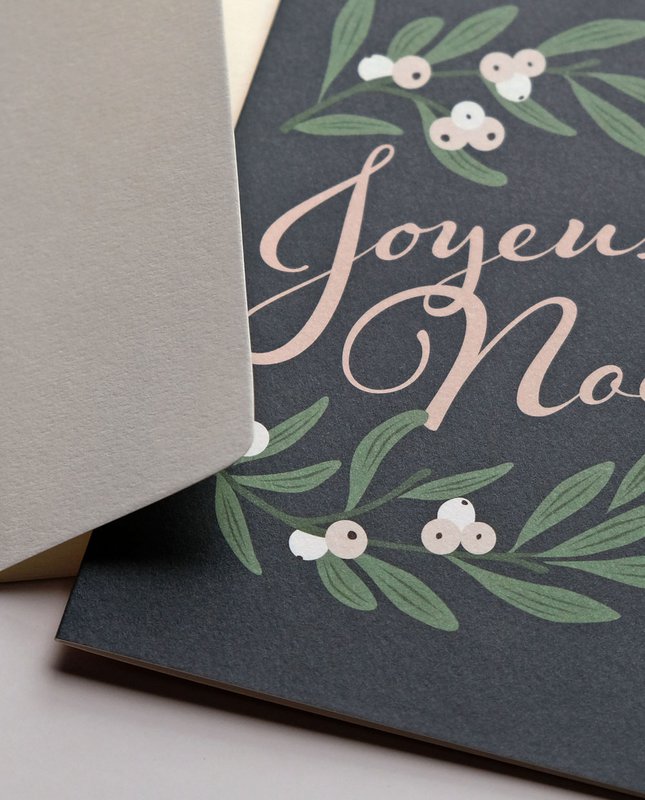 Kerstkaart Joyeux Noël