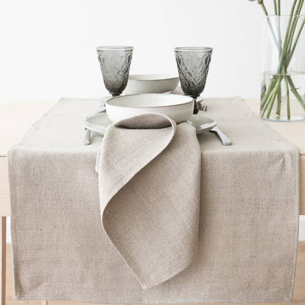 Linen Runner Natural Lara