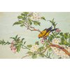 Flower ornaments bnf wooden postcard