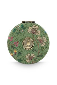 Pocket Mirror Flora Bangelore Mini Green 7x1x7cm