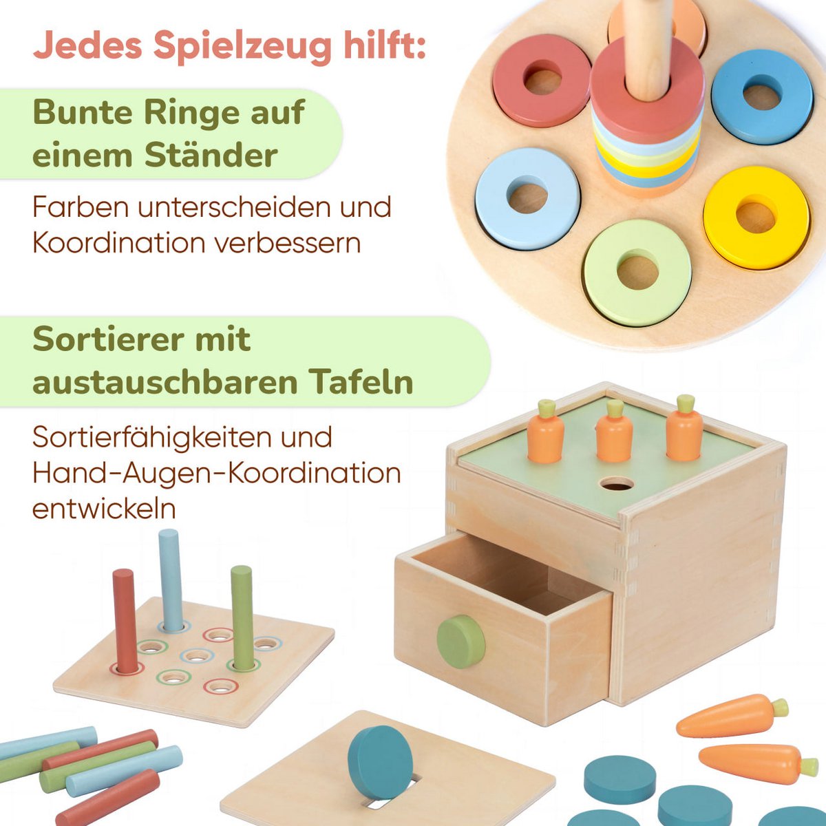 BusyKids Montessoriset voor kinderen van 12 tot 18 maanden
