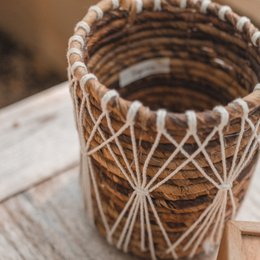 Cesta de plantas | Cesta de Almacenamiento MUKO de Fibra de Plátano (3 tamaños)
