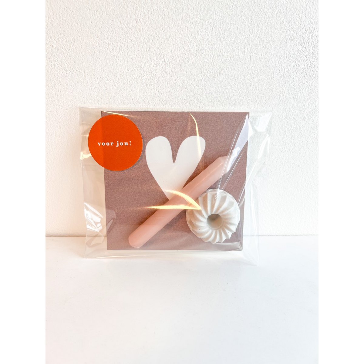 Maxi Geschenk Herz Altrosa