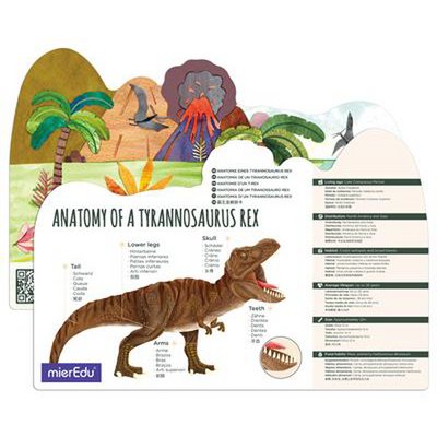 MierEdu - Movable 3D Puzzle - T-Rex