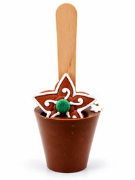 Melk Drinkchocolade Stick Kerstmis