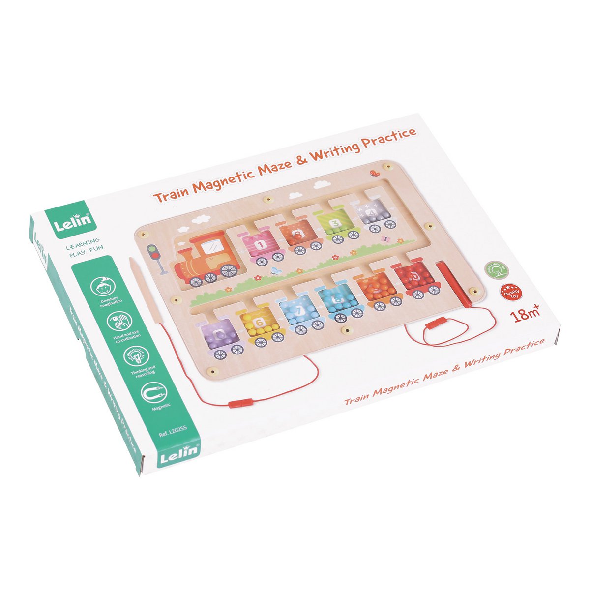 Lelin® Magnetic Maze Puzzle - Train