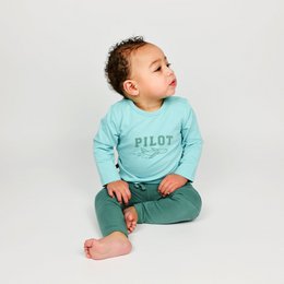 Pilot Club Shirt Let's Fly | Aqua Sea