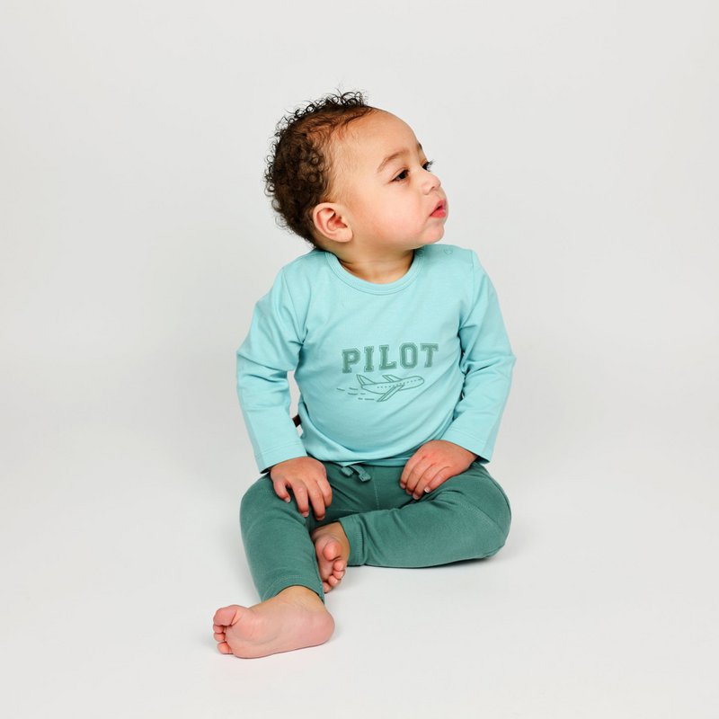 Pilot Club Shirt Let's Fly | Aqua Sea