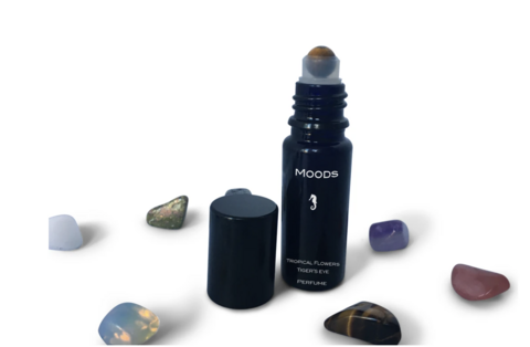 Parfümöl Tropische Blume & Tigerauge Rollerball