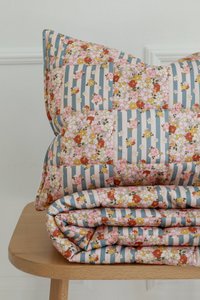 Cotton Quilted Bedding Set for Children “Summer Garden” – Patchwork Design, Large Size