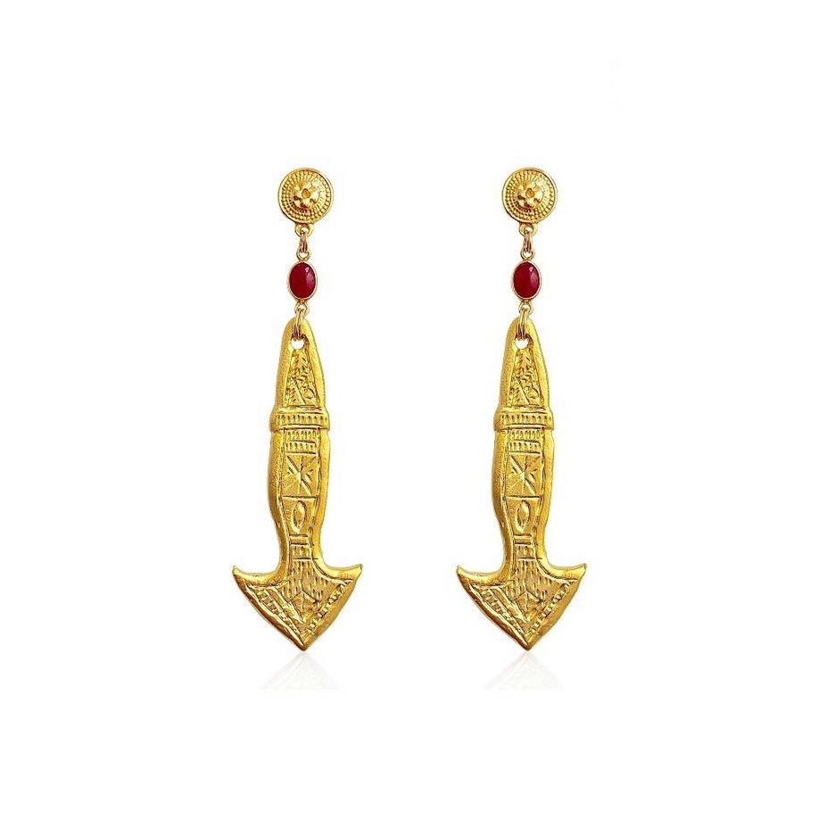FLECHA FLORIDA GOLD EARRINGS