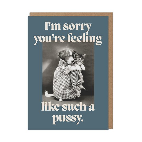 Such a Pussy Funny Get Well Card