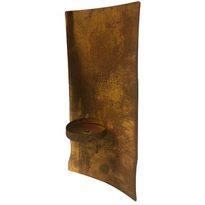 Metal wall bracket, for lantern D8.5cm, W20cm, H4