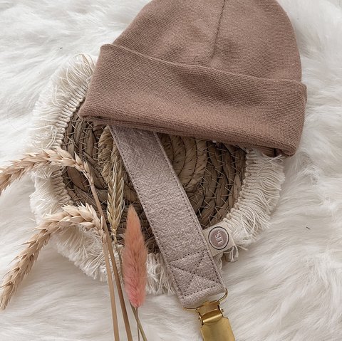 Schnullerschnur - Beige