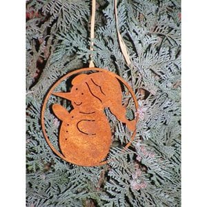 Patina hanging decoration snowman | Christmas decoration Christmas tree decorations | Ø 10 cm