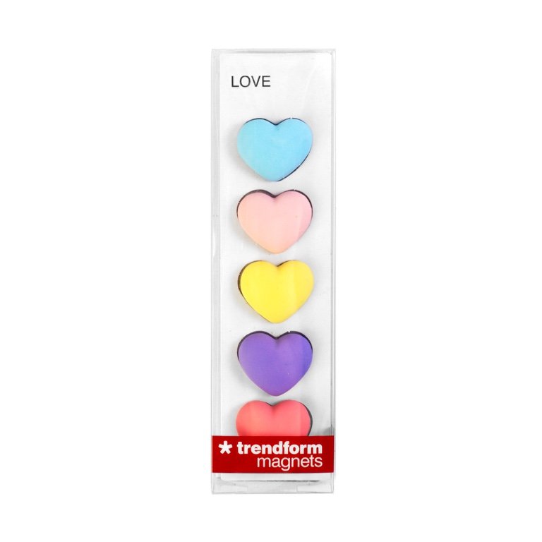 Trendform Magneten Love - Set of 5 - Multicolour