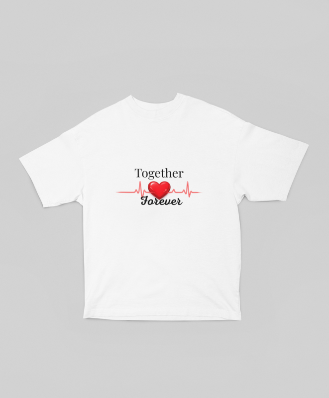Oversized T-shirt Together Forever