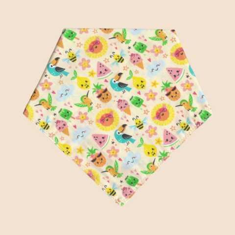 Tropical Vibes Snap-on-Bandana