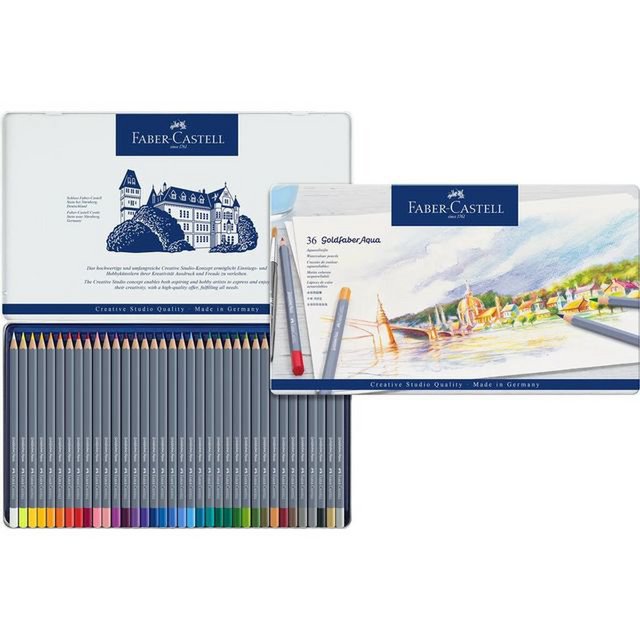 Aquarelpotlood FC Goldfaber etui a 36st. Creative Studio