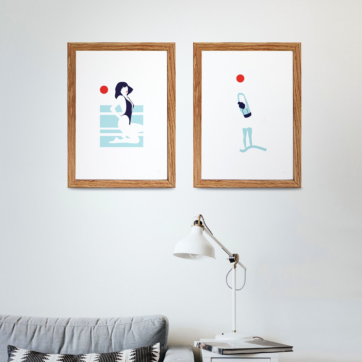 Poster "Bikini Hour" - A4 & 30x40cm - Art print