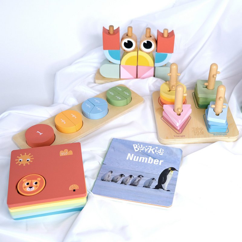 BusyKids Montessori sæt til børn i alderen 24 til 36 måneder