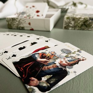 BRIDGE CARDS/ PLAYING CARDS- The Flora Danica Atlas - 2 Pack