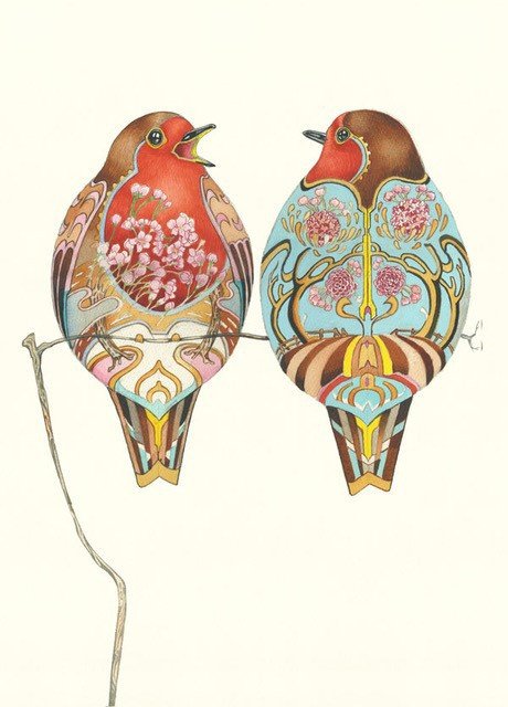 E115 - two robins