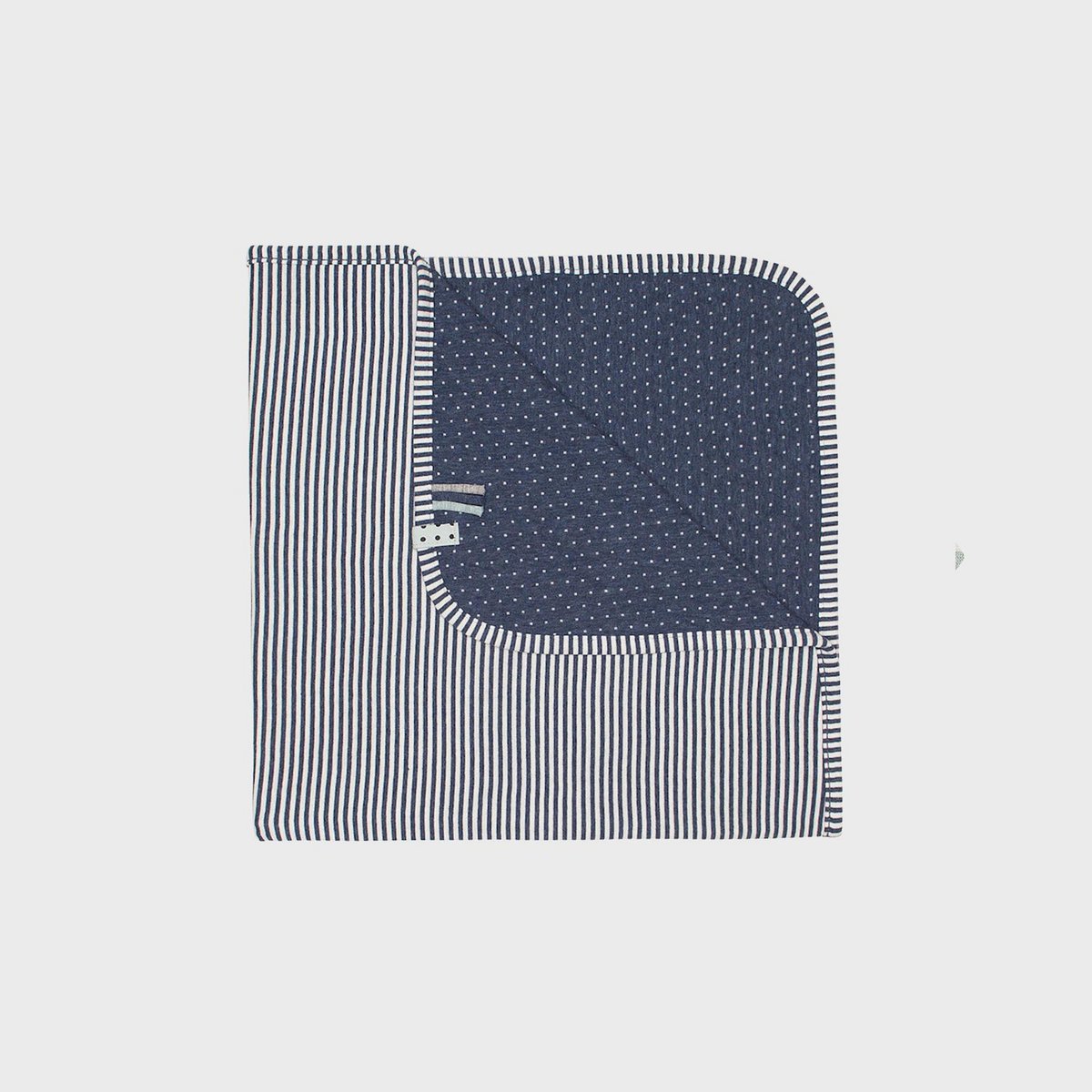 Couverture pour bébé biologique OrganicEra, Indigo
