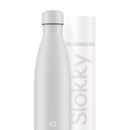 Slokky Mono White Bottle & Lid - 500ml