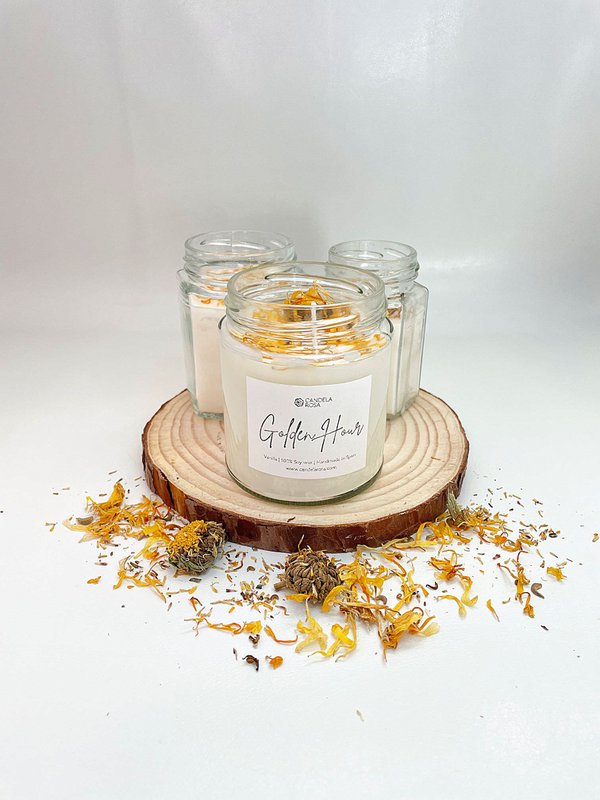 Golden Hour vanilje duftlys 250 ml - 40 timer