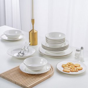 Dishes Mira 24 pcs. Silver edge