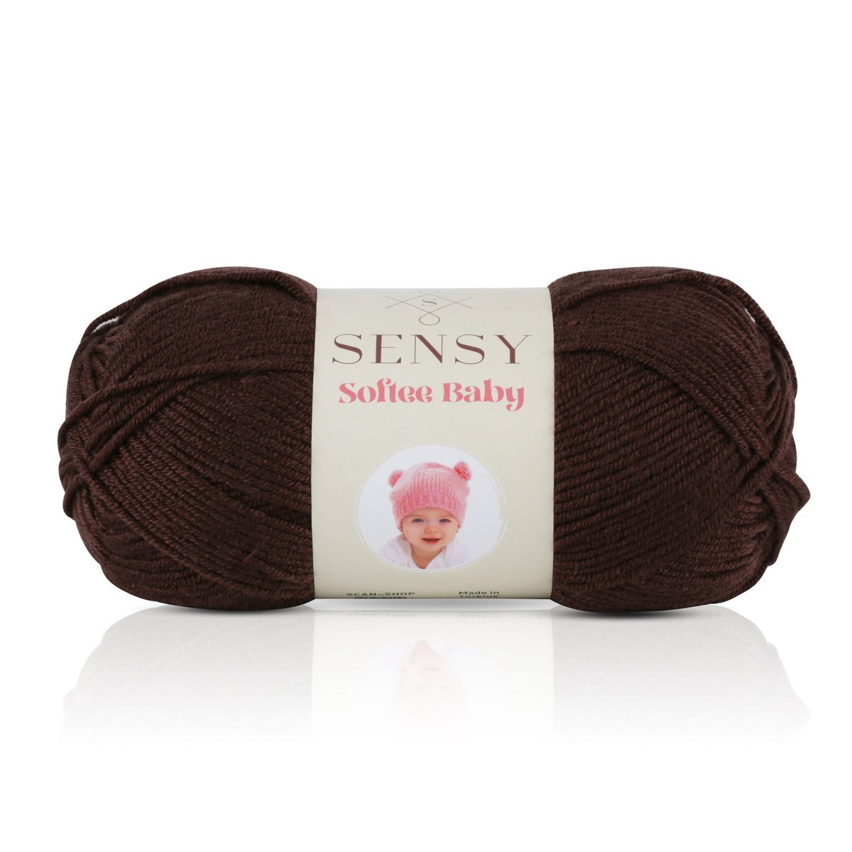 Sensy Softee Baby Yarn, 3.5 oz, 275 Yards, Gauge 3 Light