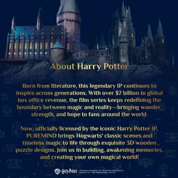 Harry Potter, 3D-Modellgebäude, Goldener Schnatz, 1631, 26,6 x 9,3 x 16,5 cm