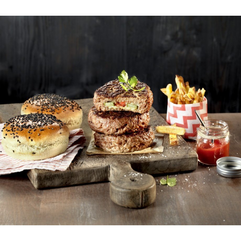 Pressa per hamburger ripieni