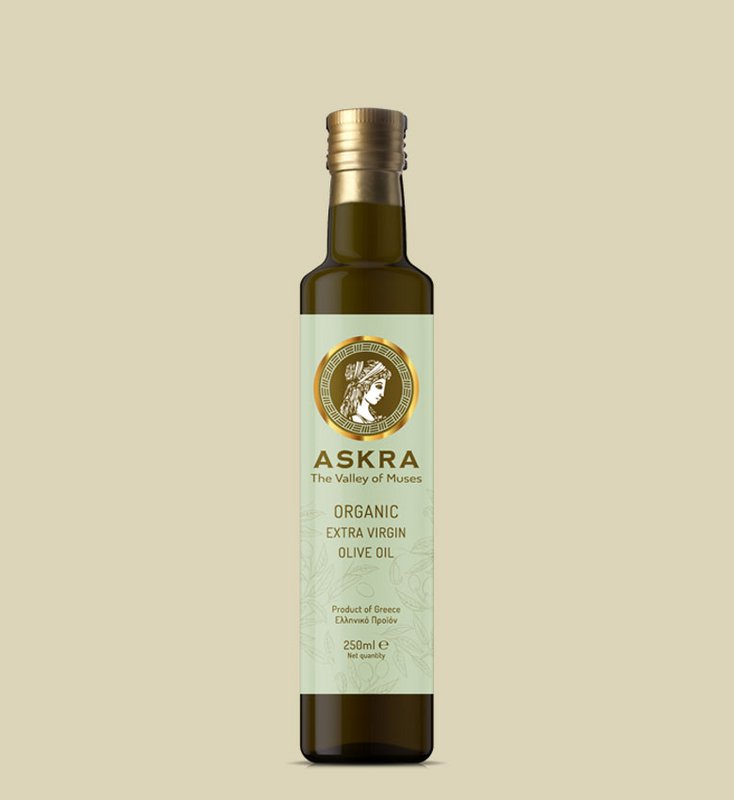 ASKRA Organic Monovarietal Extra virgin Olive oil