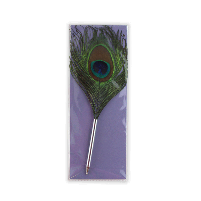 Quill pen, Peacock