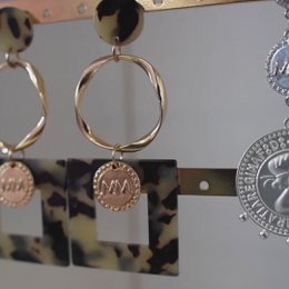 Melli Mello Double Coin Oorbellen