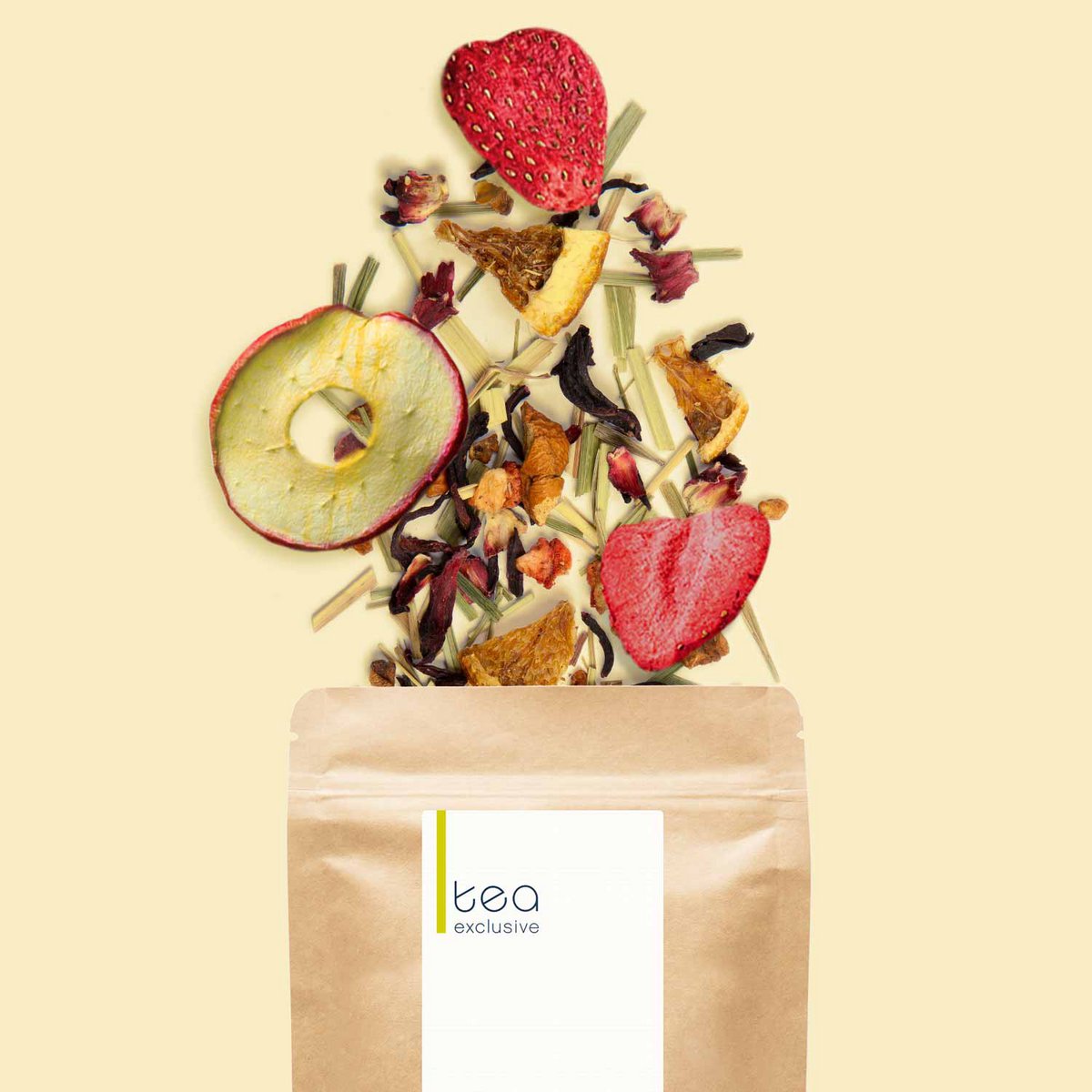 Frutas de verano, té de frutas orgánicas, 125g