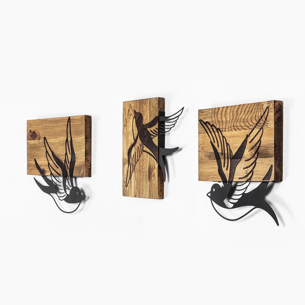MA-333 Holz Metallwandmalerei
