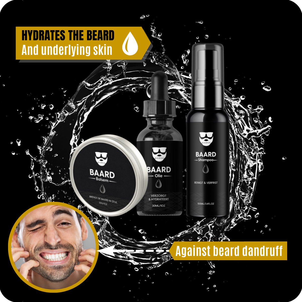 Beard Essentials - Beard Care Kit - For Men