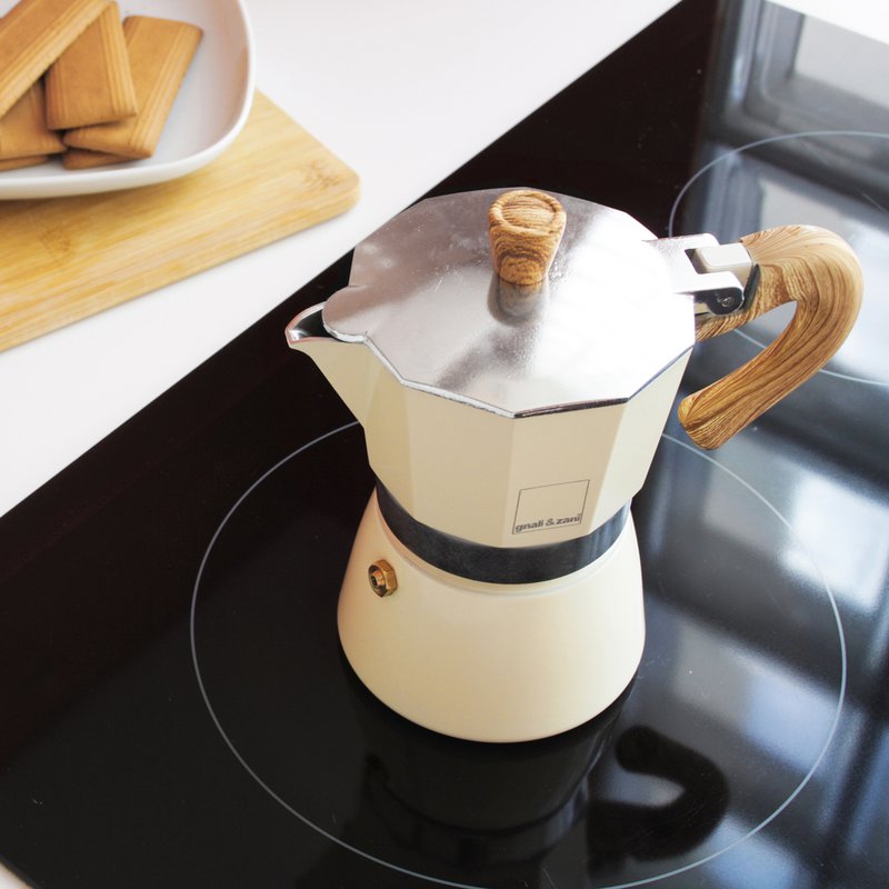 Espressomaker VENEZIA, crème, 3 kopjes