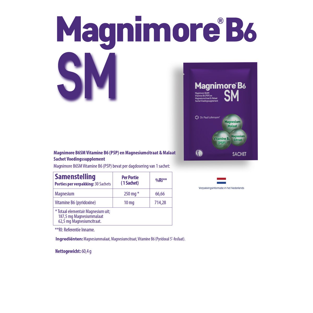 Magnimore SM B6 | Magnesiumpräparat