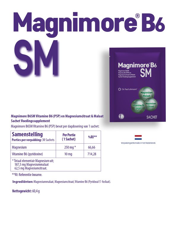 Magnimore SM B6 | Magnesium tilskud