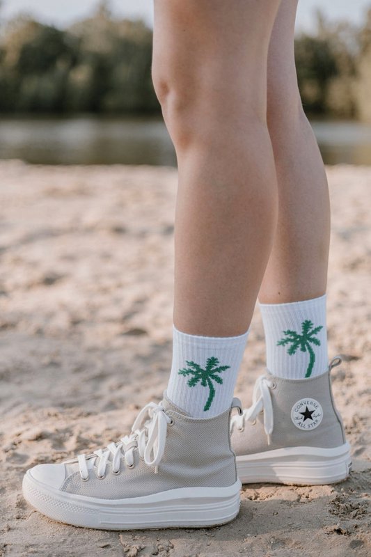 PALMITA - bianco/verde