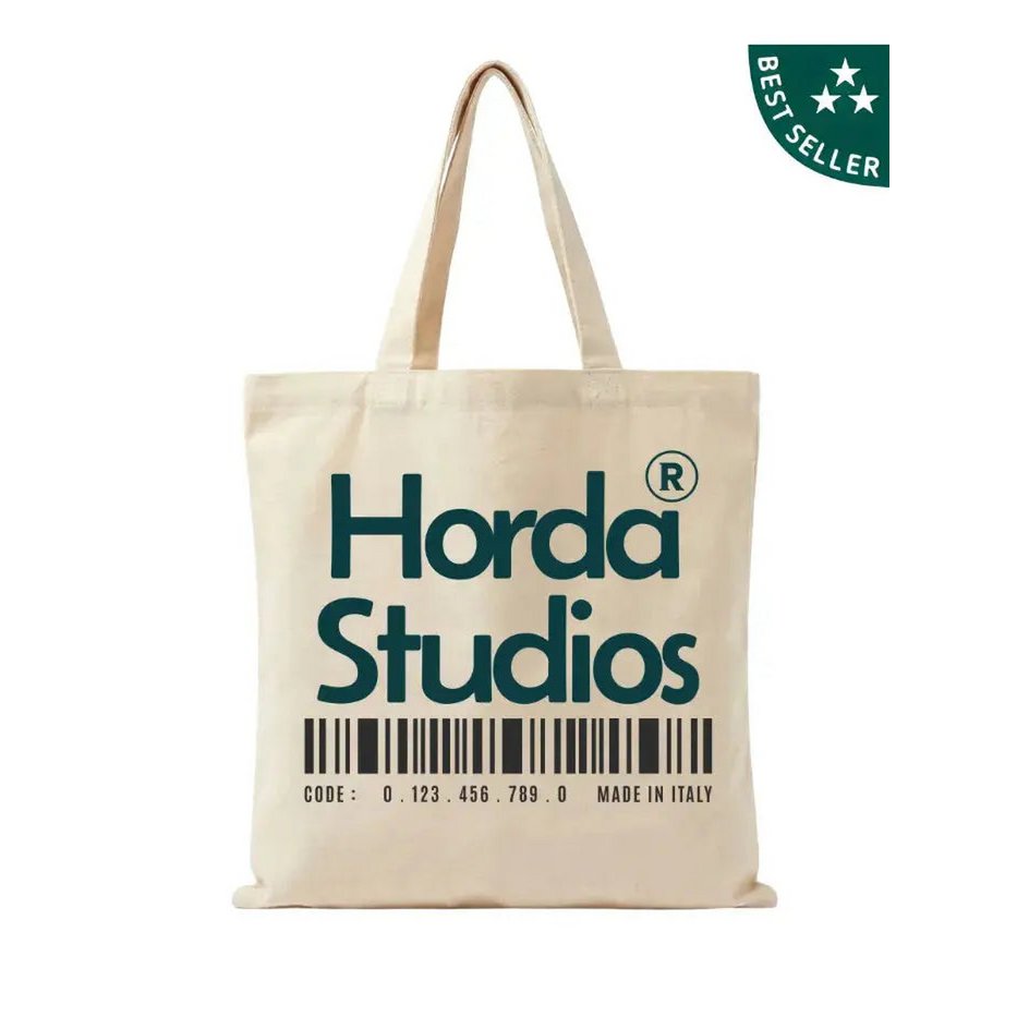 Horda Shopper Eco-Friendly in 100% Cotone Naturale