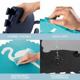 Hakuna Matte XXL Foam Play Mat «Africa» 1.8 x 1.8 m