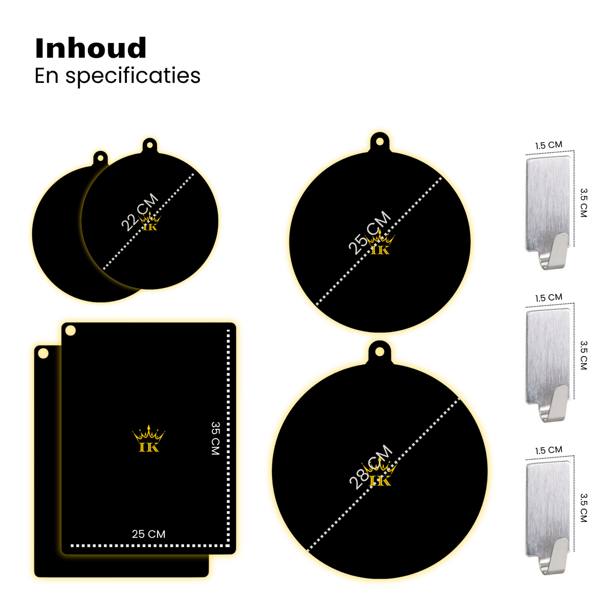 Induction protectors - black, premium quality