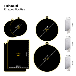 Induction protectors - black, premium quality