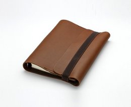 Leder Organizer mit elastischem Verschluss